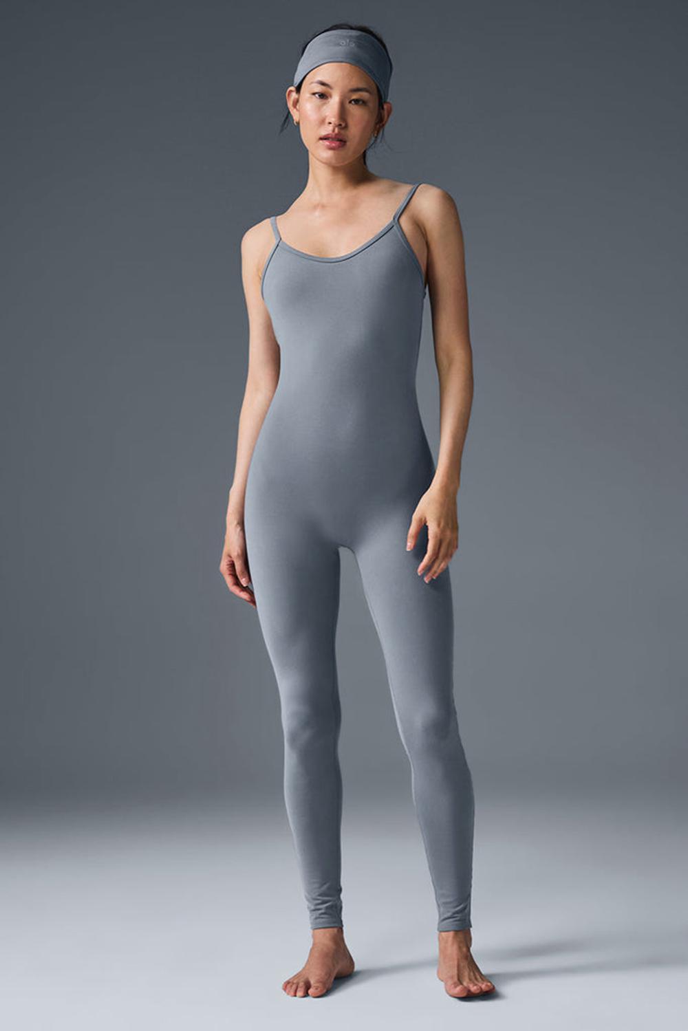 Alo Yoga Airbrush One And Done Donna Onesie Grigie | Italia  ALO-209137
