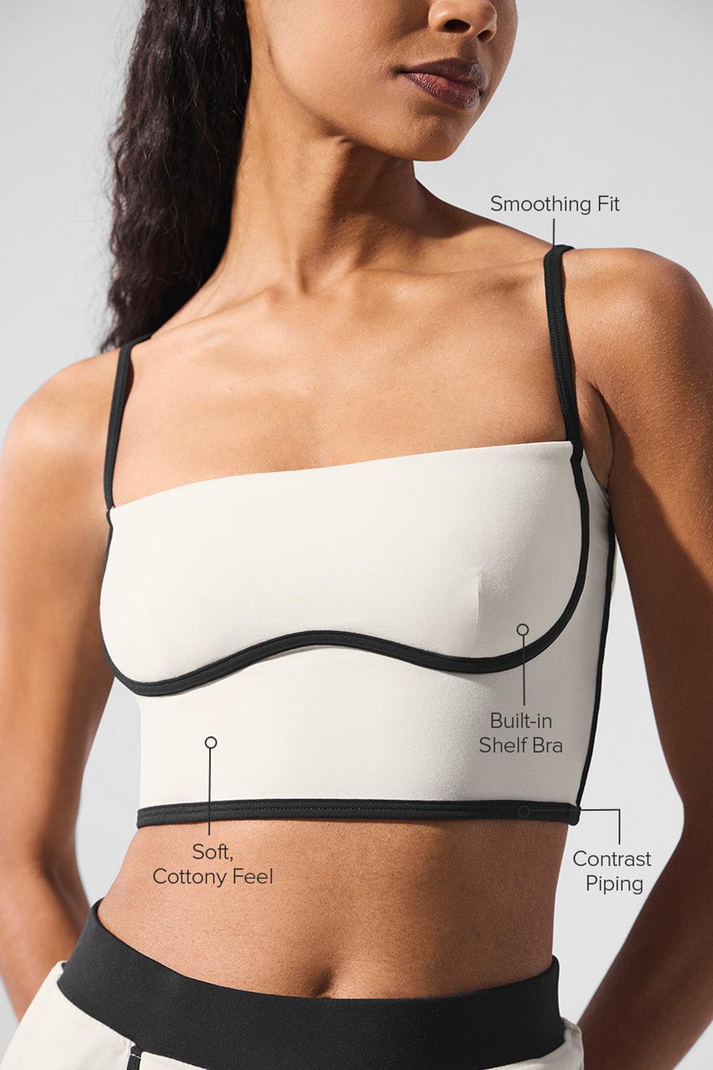 Alo Yoga Airbrush Streamlined Donna Bra Tank Nere | Italia  UDT-841236