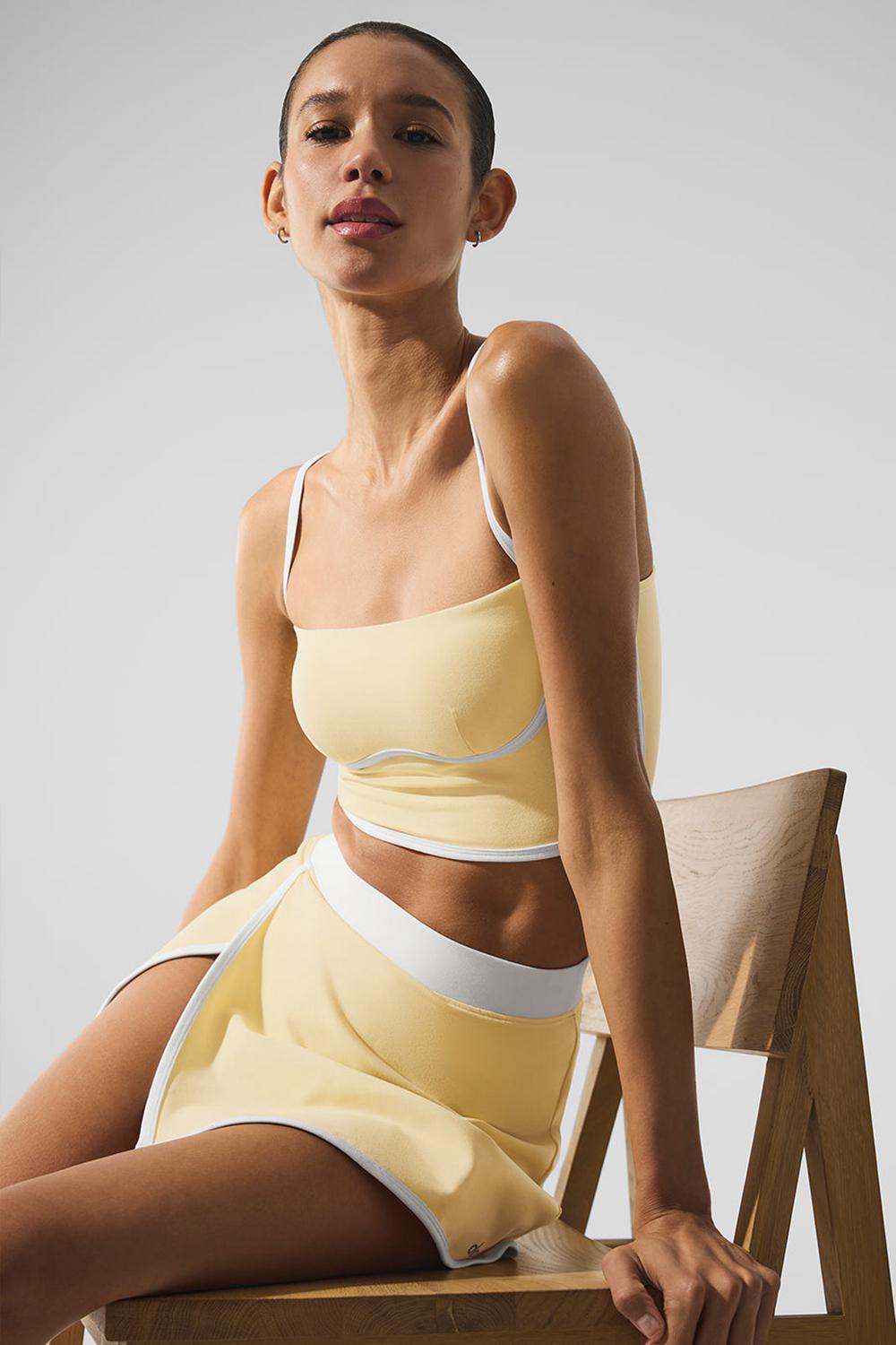 Alo Yoga Airbrush Streamlined Donna Bra Tank Bianche | Italia  TBW-736985