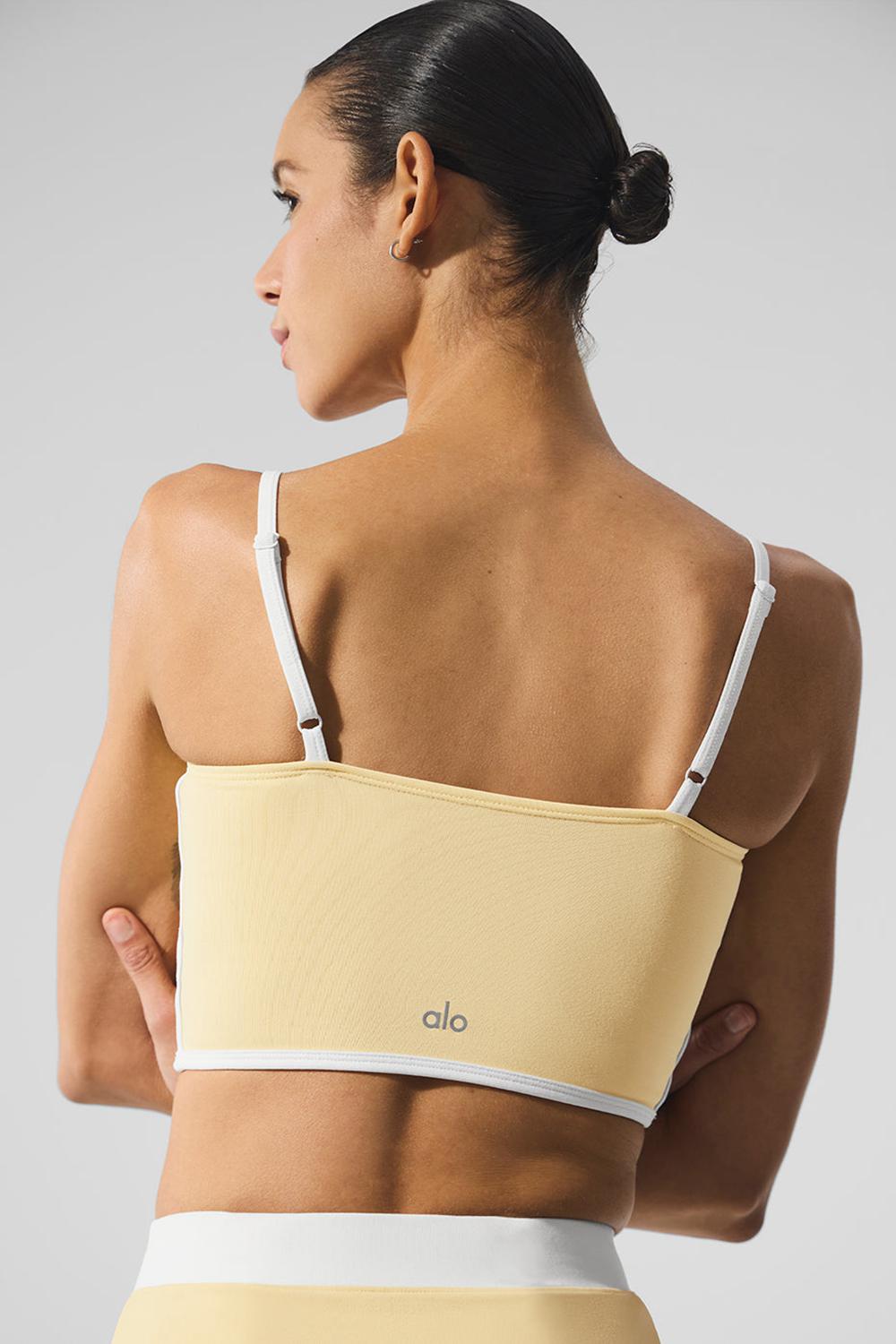 Alo Yoga Airbrush Streamlined Donna Bra Tank Bianche | Italia  TBW-736985