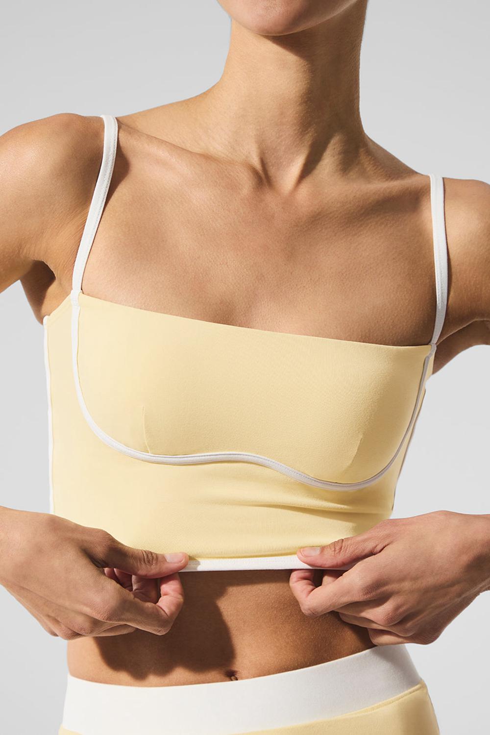 Alo Yoga Airbrush Streamlined Donna Bra Tank Bianche | Italia  TBW-736985