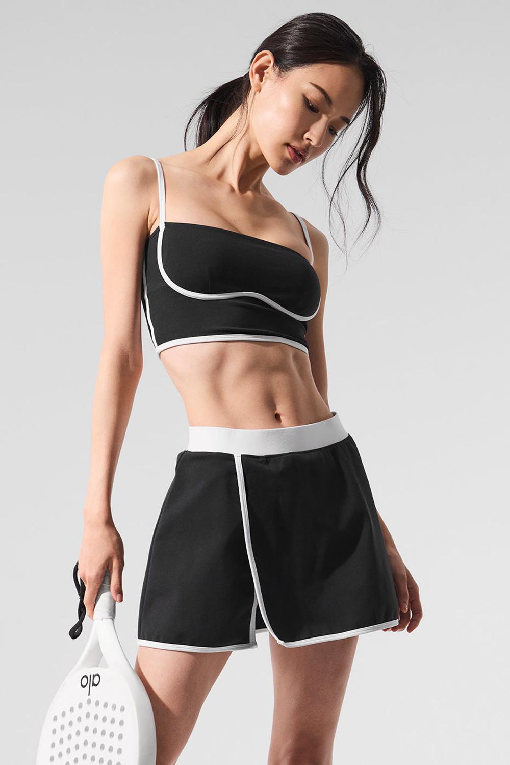 Alo Yoga Airbrush Streamlined Donna Gonna Nere Bianche | Italia  ARQ-962058