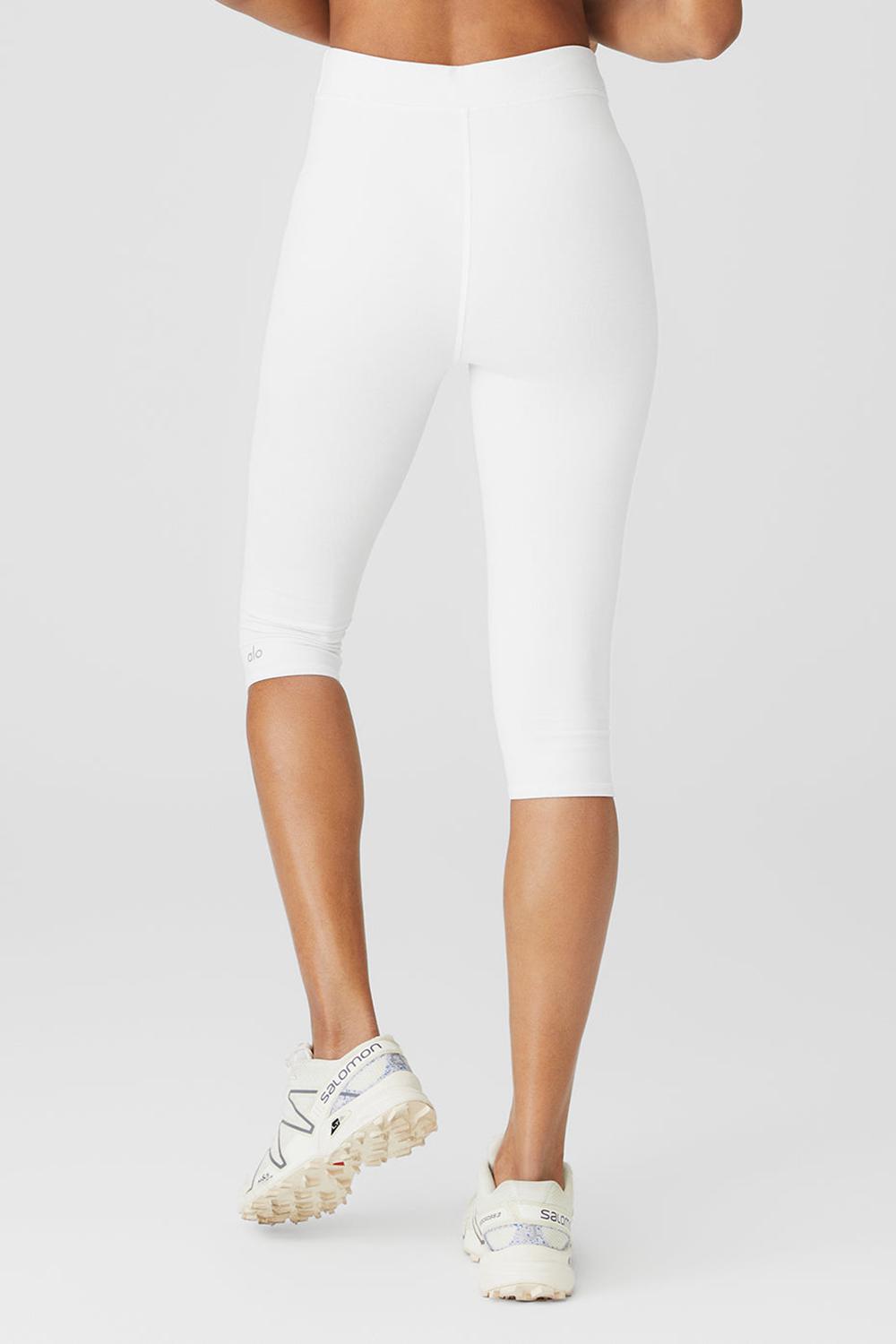 Alo Yoga Airbrush V-Cut Defineri Donna Legging Bianche | Italia  FUC-301479