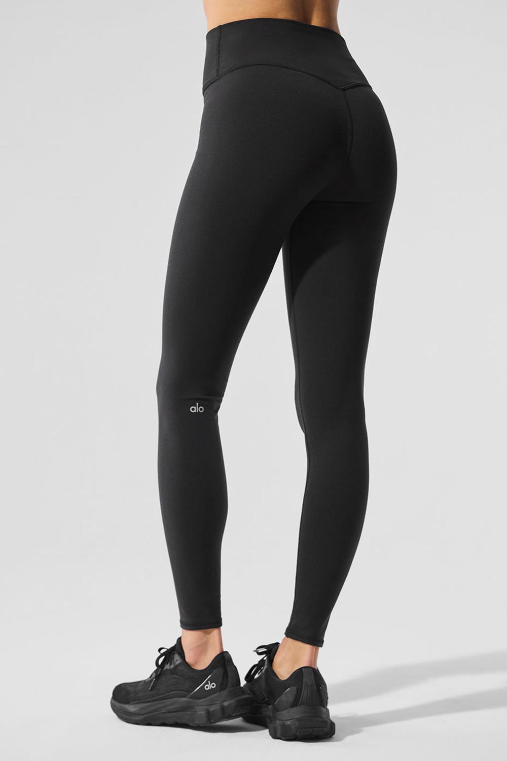 Alo Yoga Airbrush Winter Warm High-Waist Nocturne Donna Legging Nere | Italia  PKL-395146