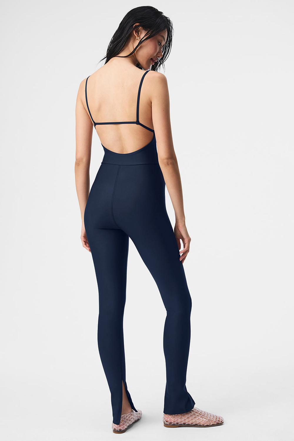 Alo Yoga Airlift Disco Daze Donna Onesie Blu Marino | Italia  NFL-198345