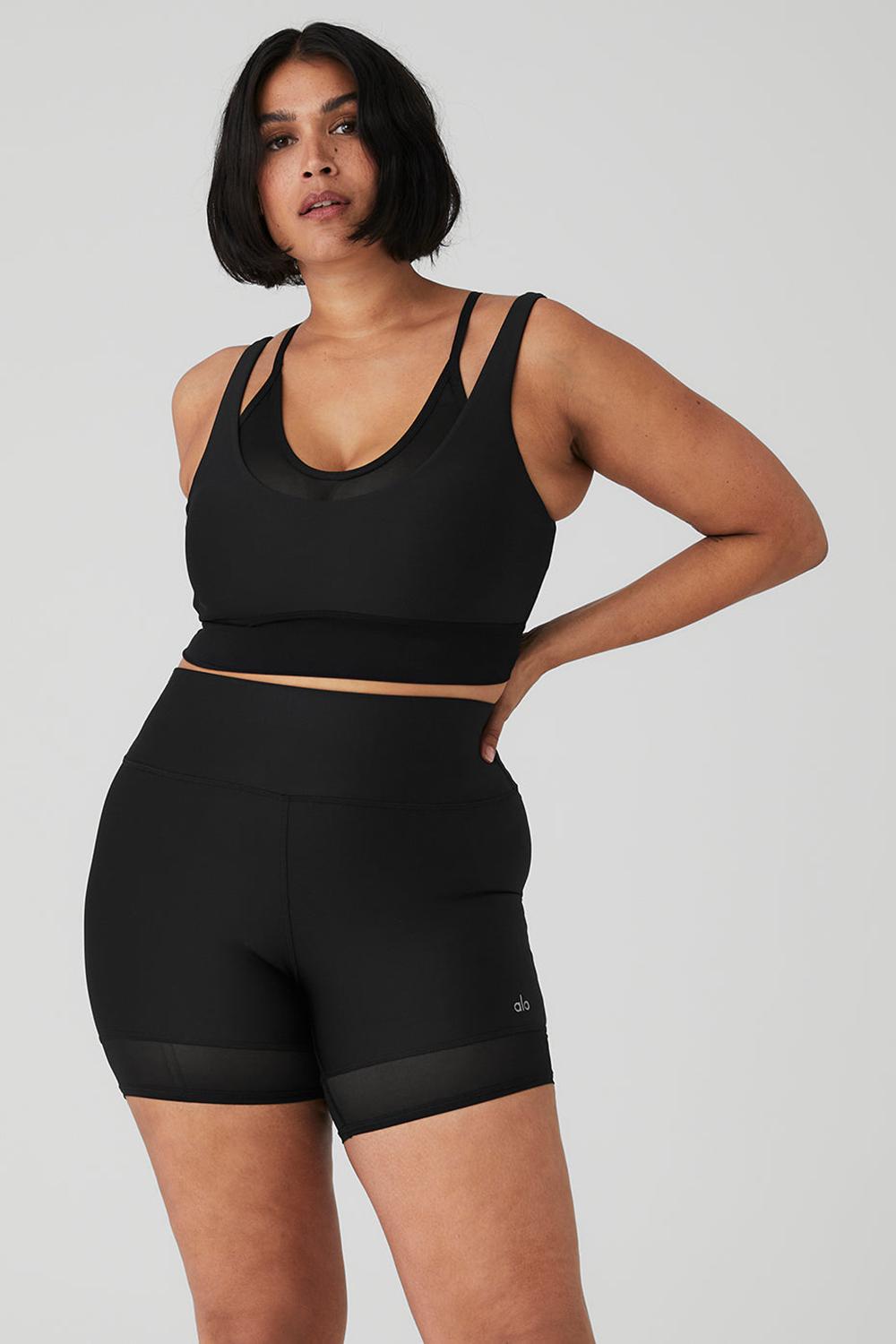 Alo Yoga Airlift Double Trouble Donna Reggiseno Nere | Italia  ASM-293148