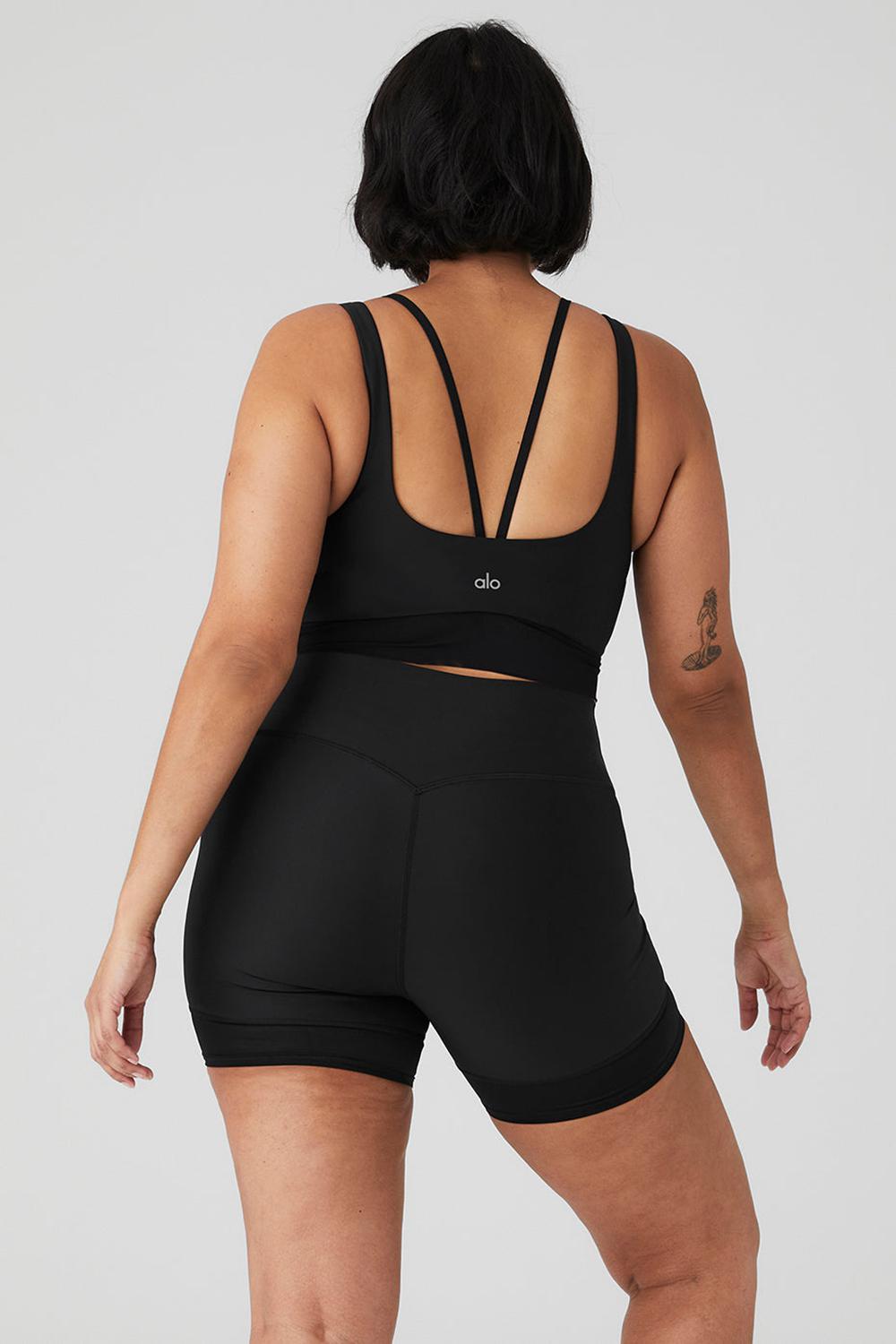 Alo Yoga Airlift Double Trouble Donna Reggiseno Nere | Italia  ASM-293148