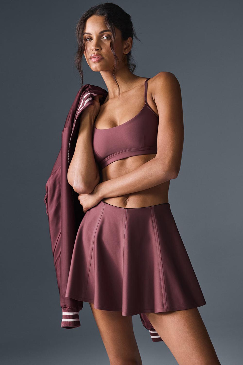 Alo Yoga Airlift Down The Line Tennis Donna Gonna Bordeaux | Italia  QHF-260389