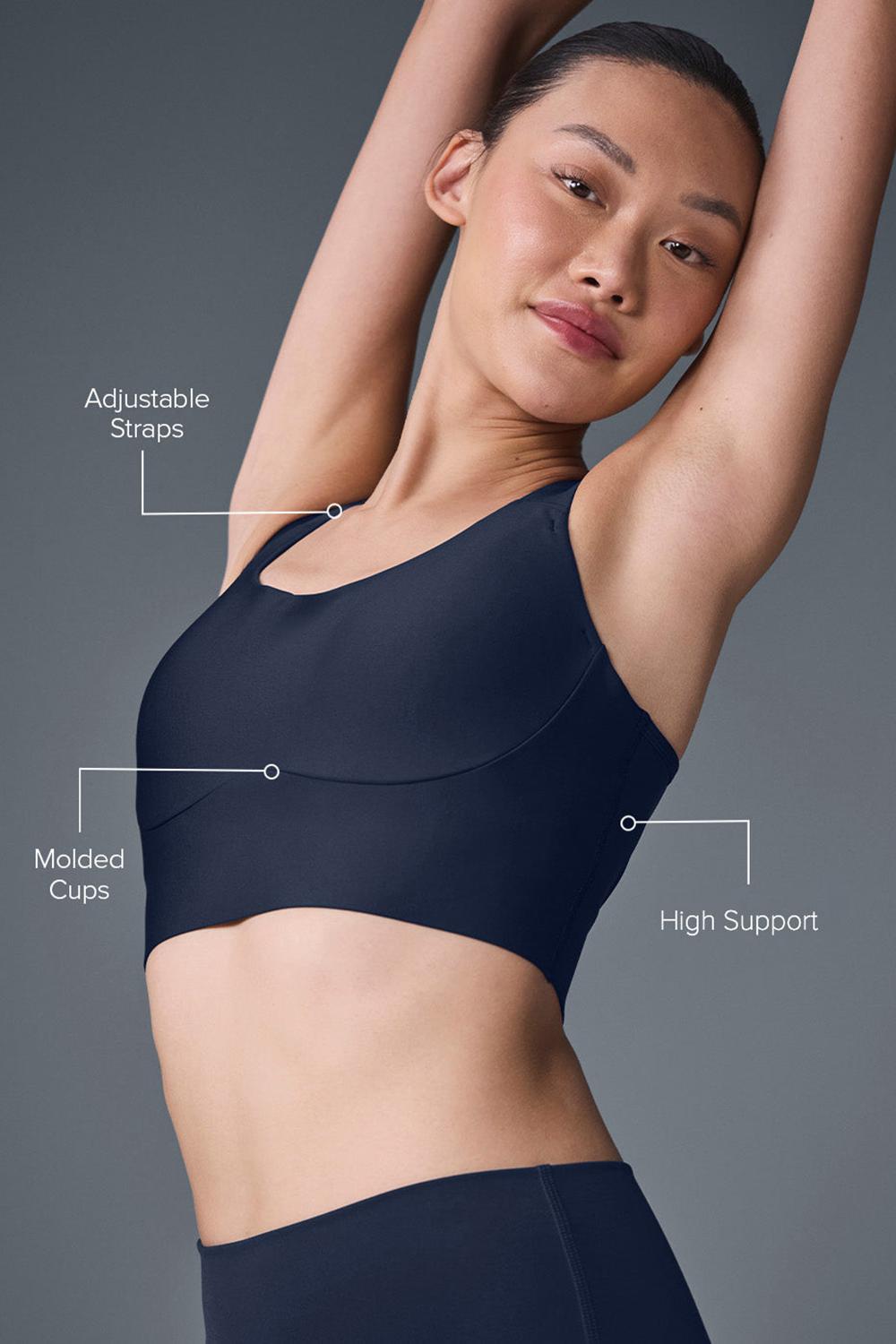 Alo Yoga Airlift Empower Donna Reggiseno Blu Marino | Italia  OHA-738921
