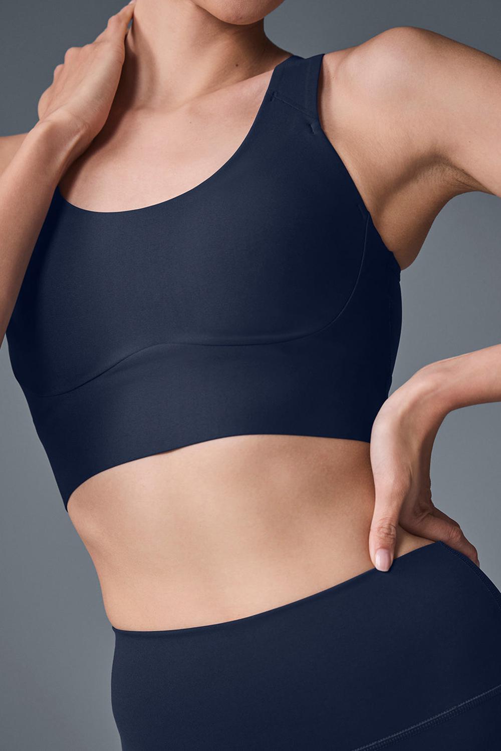 Alo Yoga Airlift Empower Donna Reggiseno Blu Marino | Italia  OHA-738921
