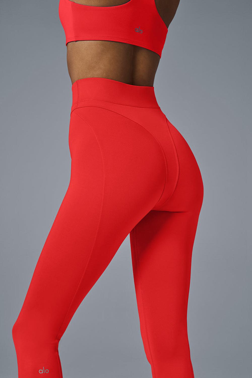 Alo Yoga Airlift Extreme High-Waist Emphasize Donna Legging Rosse | Italia  IWE-532698