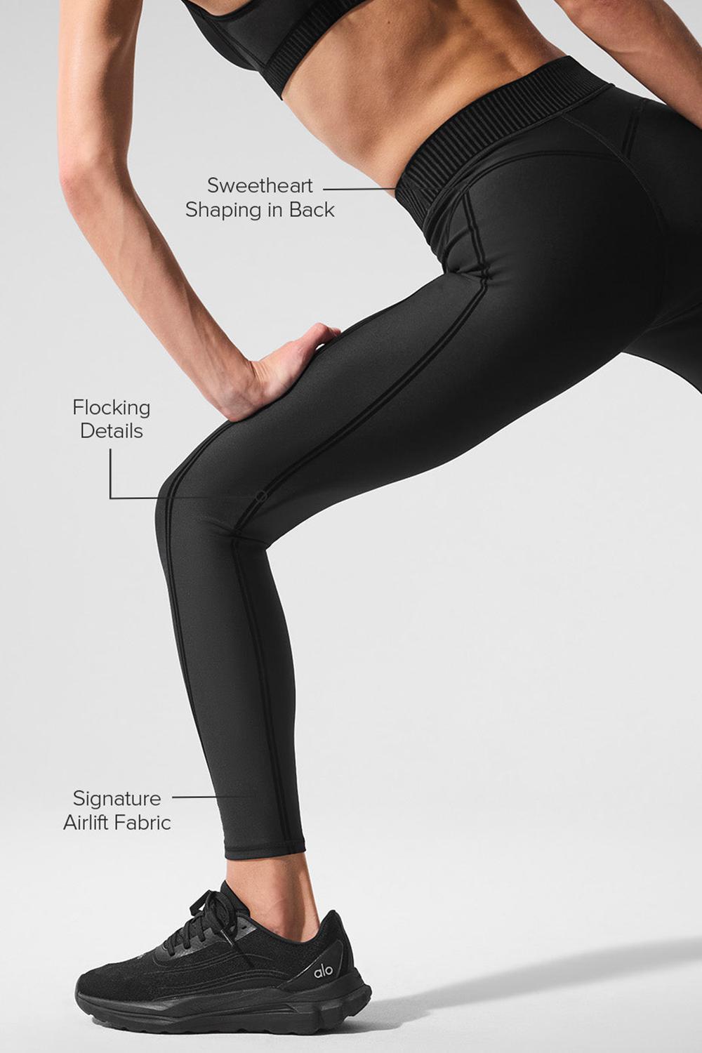 Alo Yoga Airlift High-Waist 7/8 Line Up Donna Legging Nere | Italia  AZT-604128