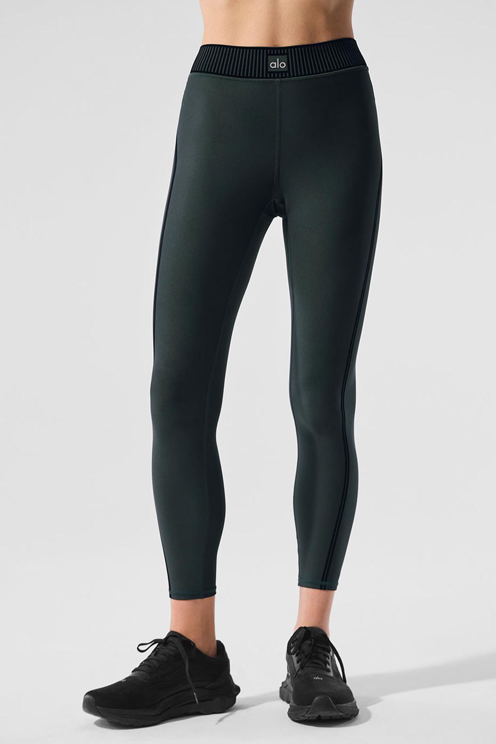 Alo Yoga Airlift High-Waist 7/8 Line Up Donna Legging Verdi | Italia  HJN-835920