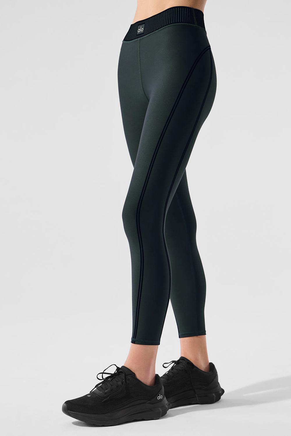 Alo Yoga Airlift High-Waist 7/8 Line Up Donna Legging Verdi | Italia  HJN-835920