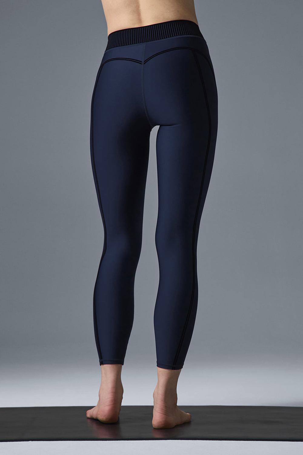 Alo Yoga Airlift High-Waist 7/8 Line Up Donna Legging Blu Marino | Italia  VHC-387425