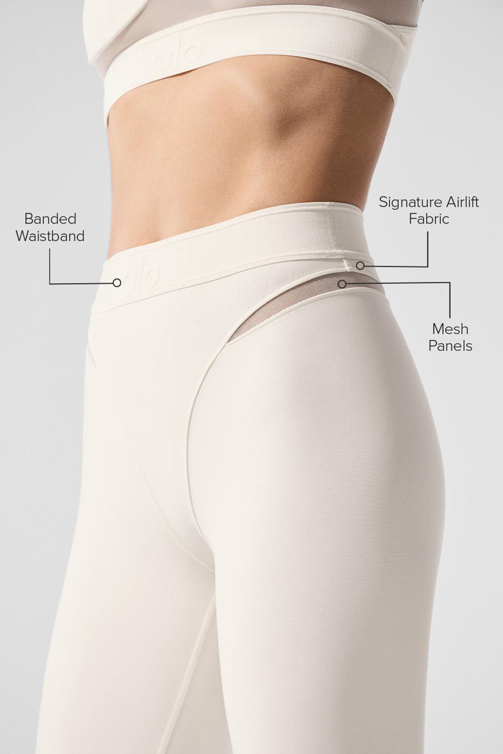 Alo Yoga Airlift High-Waist 7/8 Rebel Donna Legging Ivory | Italia  WJA-532916