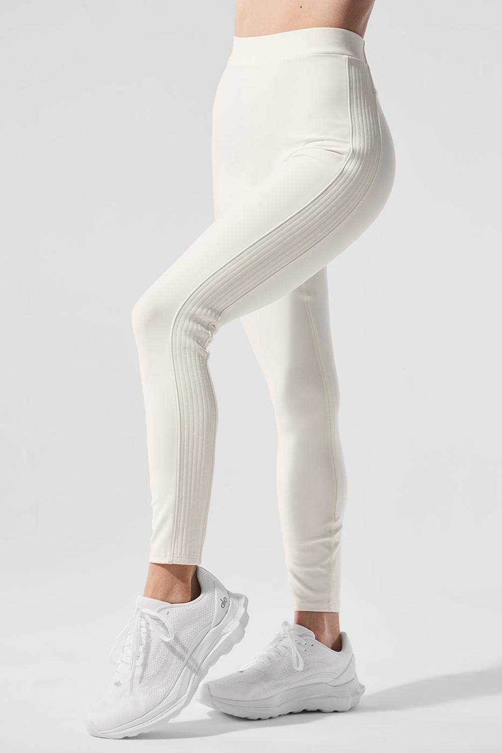 Alo Yoga Airlift High-Waist 7/8 Turn It Up Donna Legging Ivory | Italia  JBW-087129