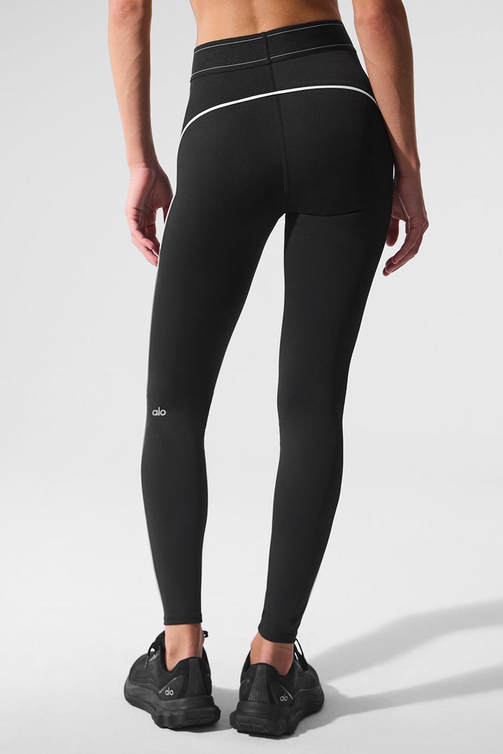 Alo Yoga Airlift High-Waist Suit Up Donna Legging Nere Bianche | Italia  PRU-952710