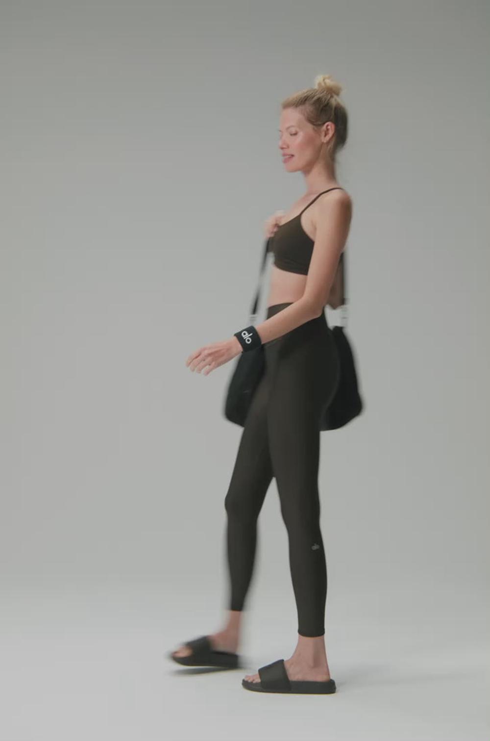 Alo Yoga Airlift Intrigue Donna Reggiseno Anthracite | Italia  XHU-851402