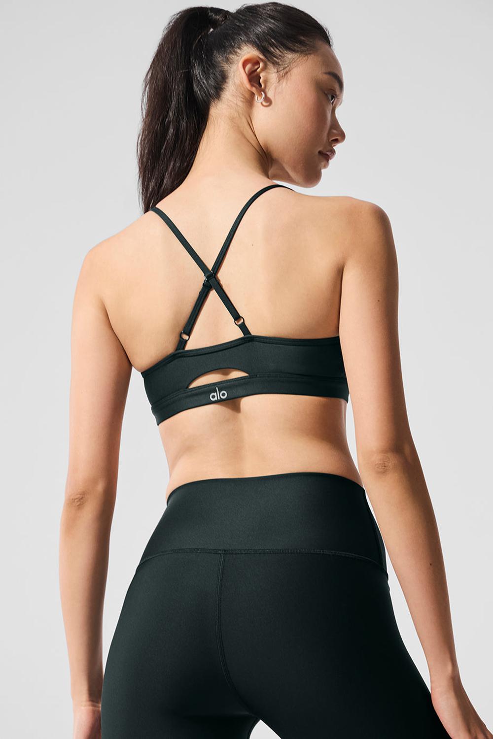 Alo Yoga Airlift Intrigue Donna Reggiseno Verdi | Italia  VLY-192450