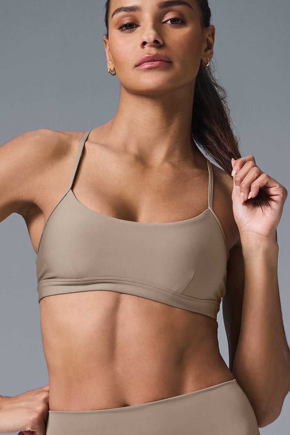 Alo Yoga Airlift Intrigue Donna Reggiseno Gravel | Italia  UKB-137082