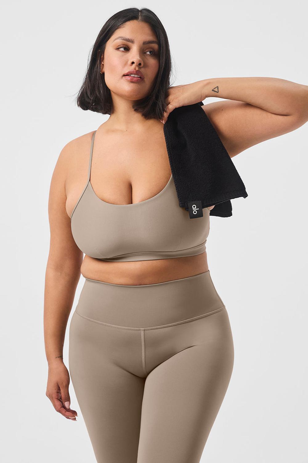 Alo Yoga Airlift Intrigue Donna Reggiseno Gravel | Italia  UKB-137082