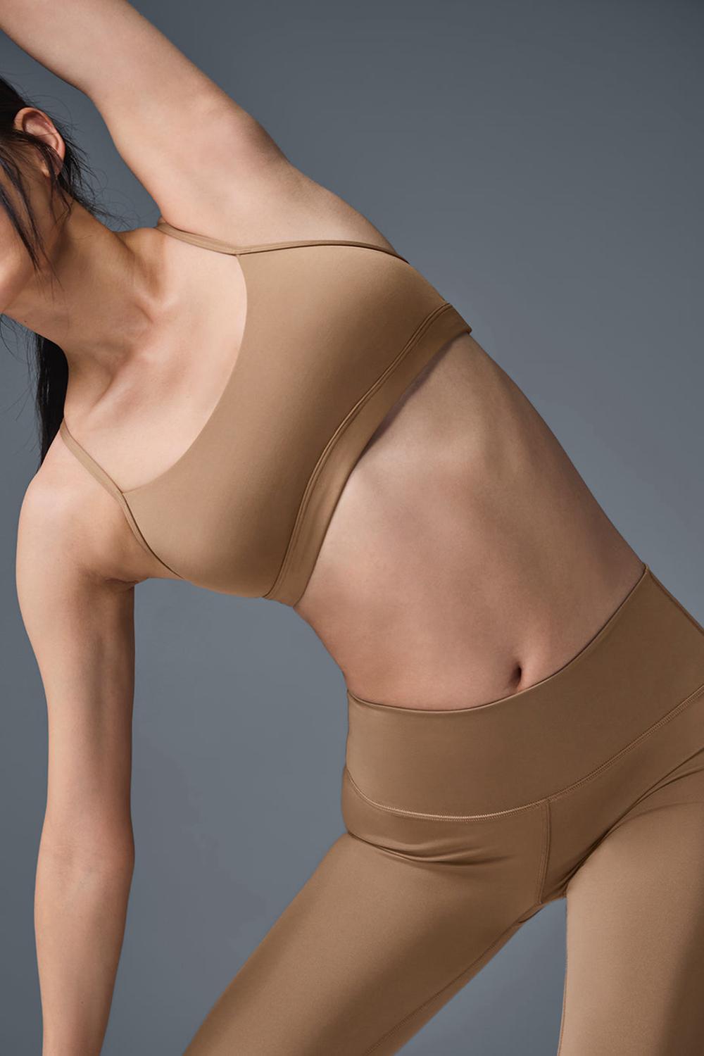 Alo Yoga Airlift Intrigue Donna Reggiseno Toasted Almond | Italia  OIW-517498