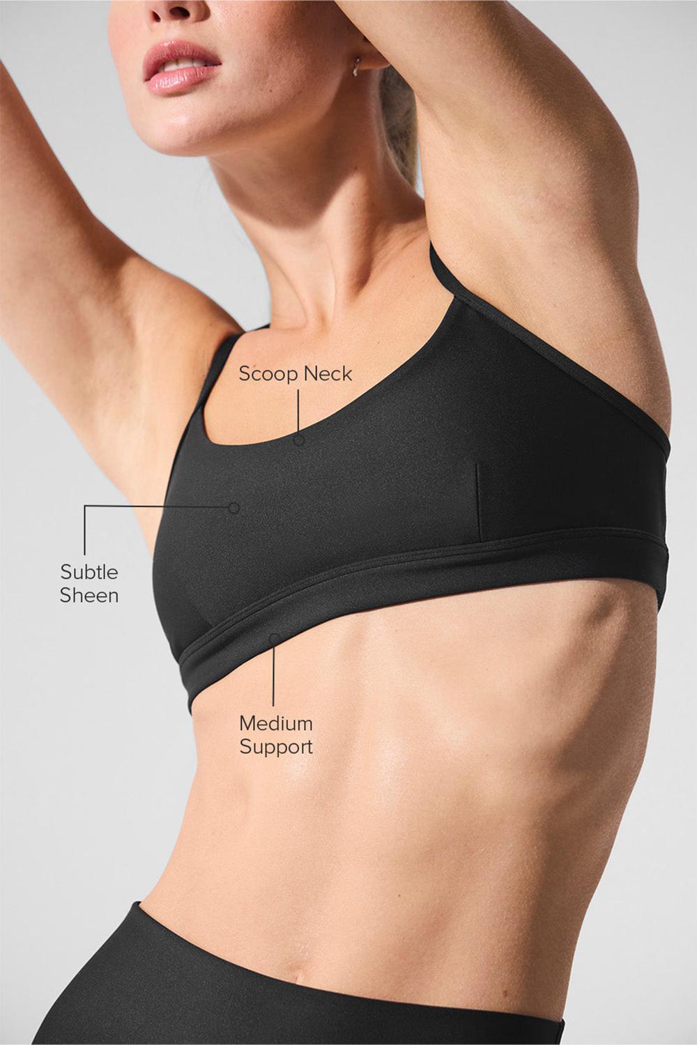Alo Yoga Airlift Intrigue Donna Reggiseno Nere | Italia  ZXU-180572