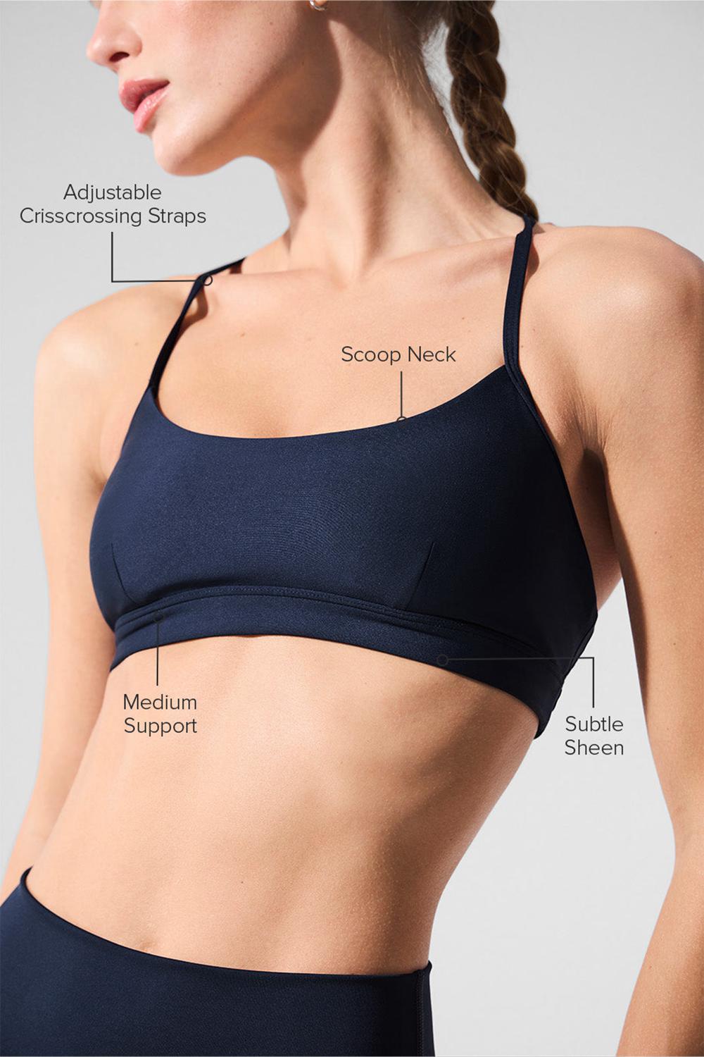 Alo Yoga Airlift Intrigue Donna Reggiseno Blu Marino | Italia  GIH-825349