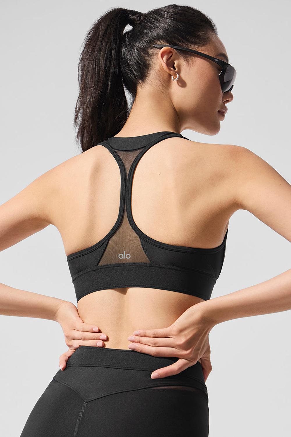 Alo Yoga Airlift Rebel Donna Reggiseno Nere | Italia  ZBC-203154