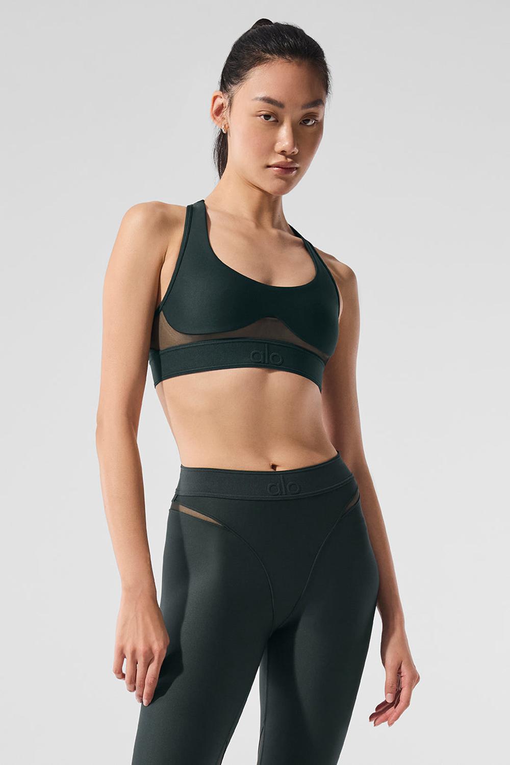 Alo Yoga Airlift Rebel Donna Reggiseno Verdi | Italia  FVJ-320869