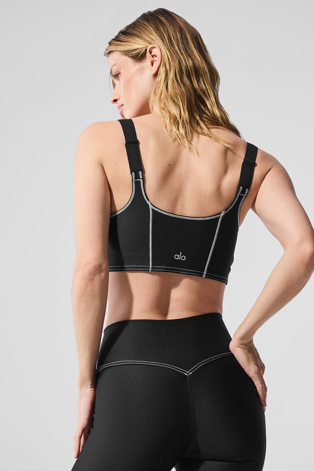 Alo Yoga Airlift Redefine Donna Reggiseno Nere Bianche | Italia  TPX-398024