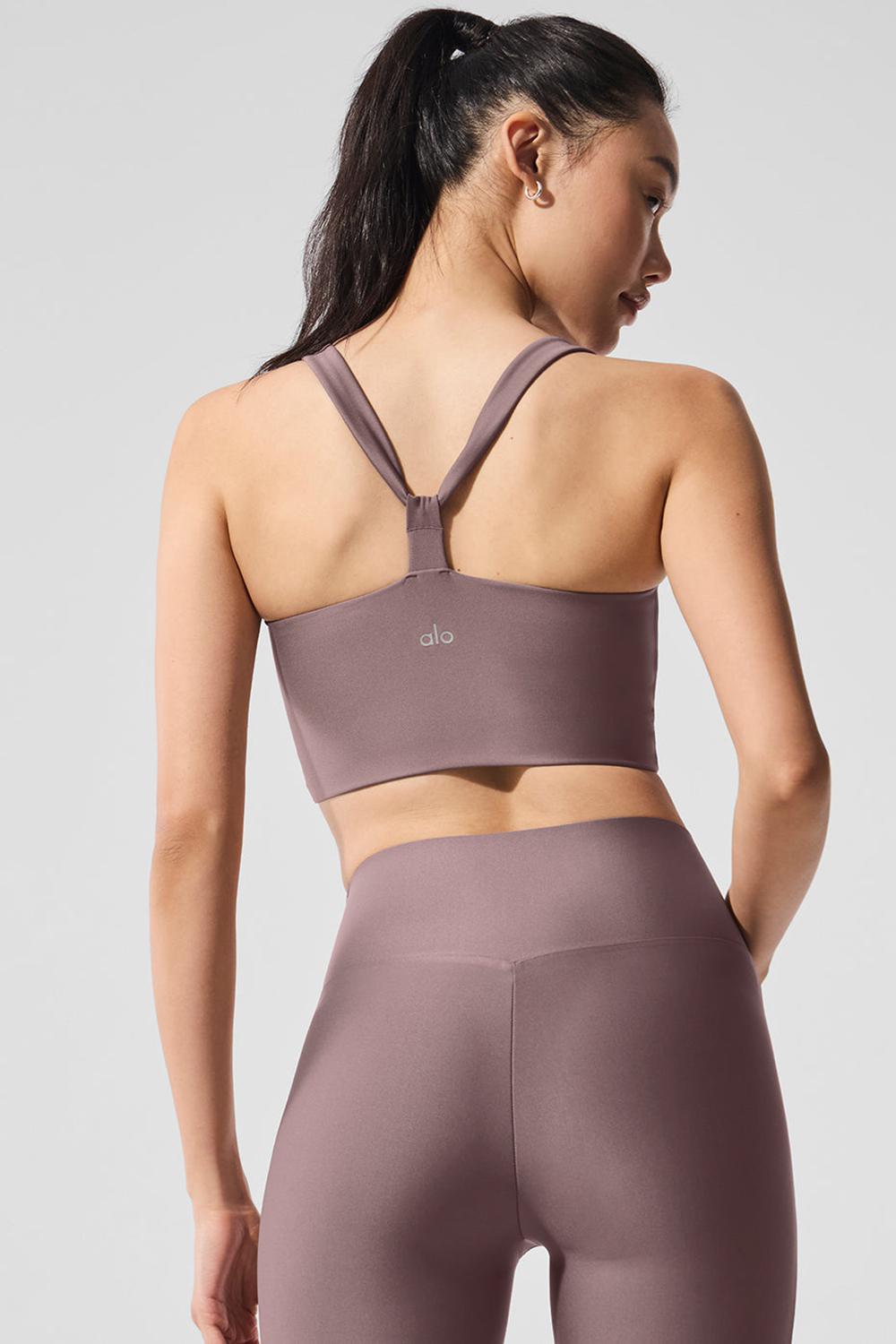 Alo Yoga Airlift Sleek Donna Bra Tank Mushroom | Italia  EKW-340972