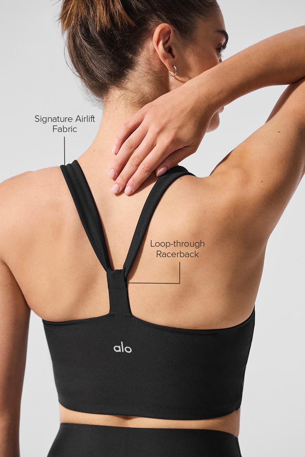 Alo Yoga Airlift Sleek Donna Bra Tank Nere | Italia  JXQ-673298