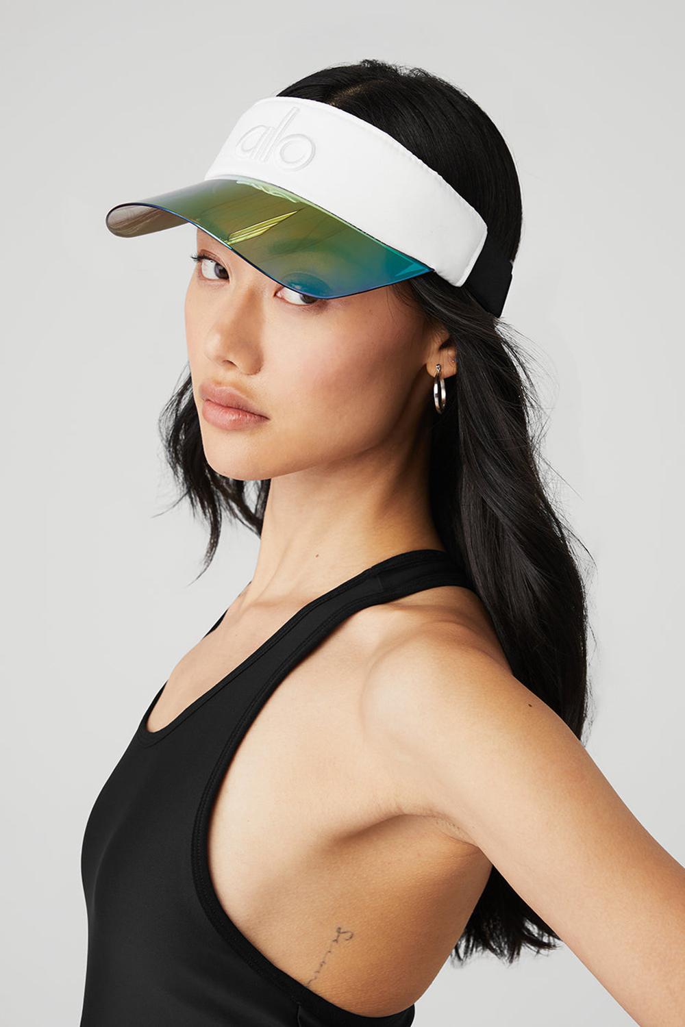 Alo Yoga Airlift Solar Uomo Visor Bianche | Italia  IFO-371698