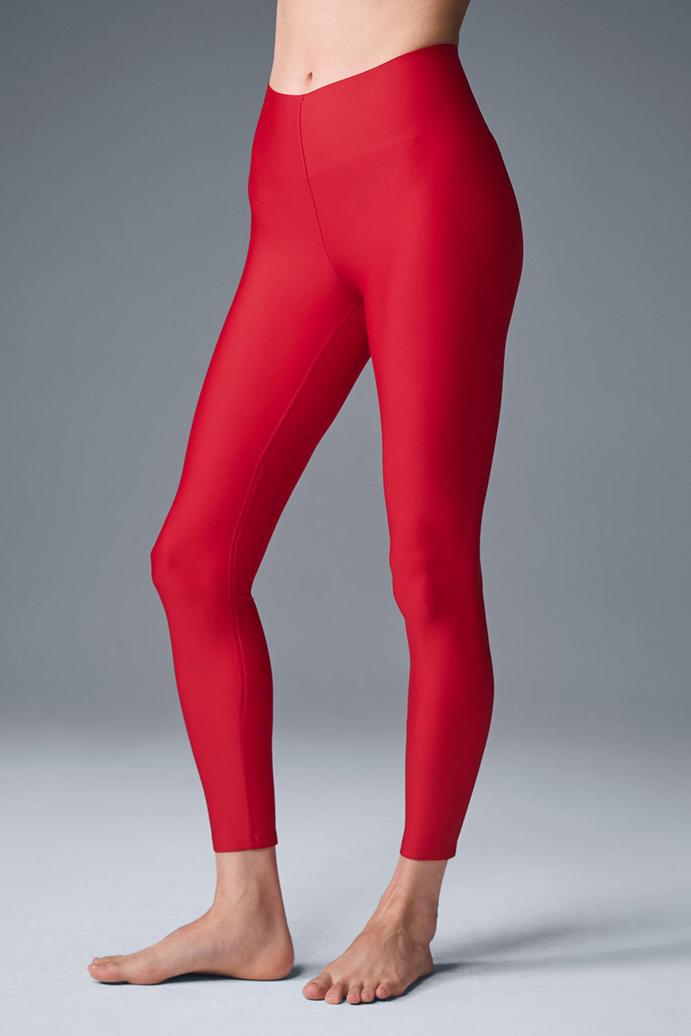 Alo Yoga Airlift Strength Extreme High-Waist 7/8 Donna Legging Rosse | Italia  TEF-172358