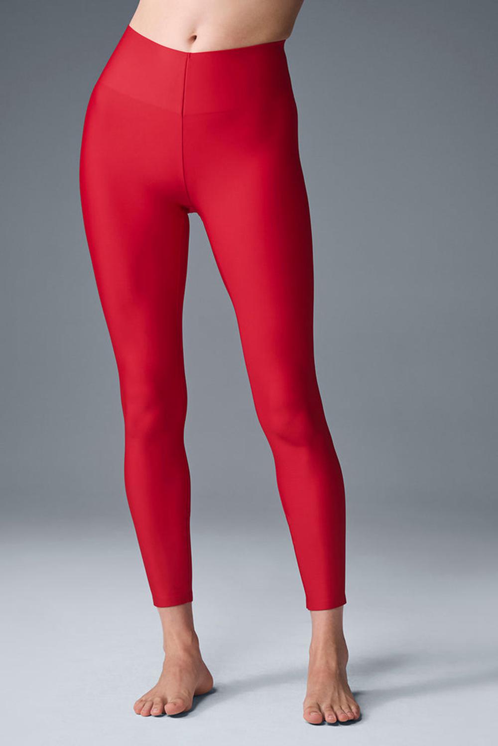Alo Yoga Airlift Strength Extreme High-Waist 7/8 Donna Legging Rosse | Italia  TEF-172358