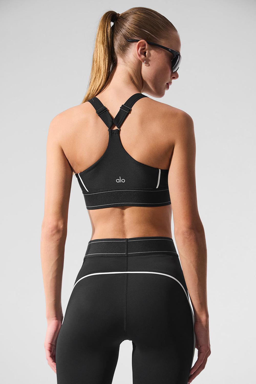 Alo Yoga Airlift Suit Up Donna Reggiseno Nere Bianche | Italia  CVY-602948
