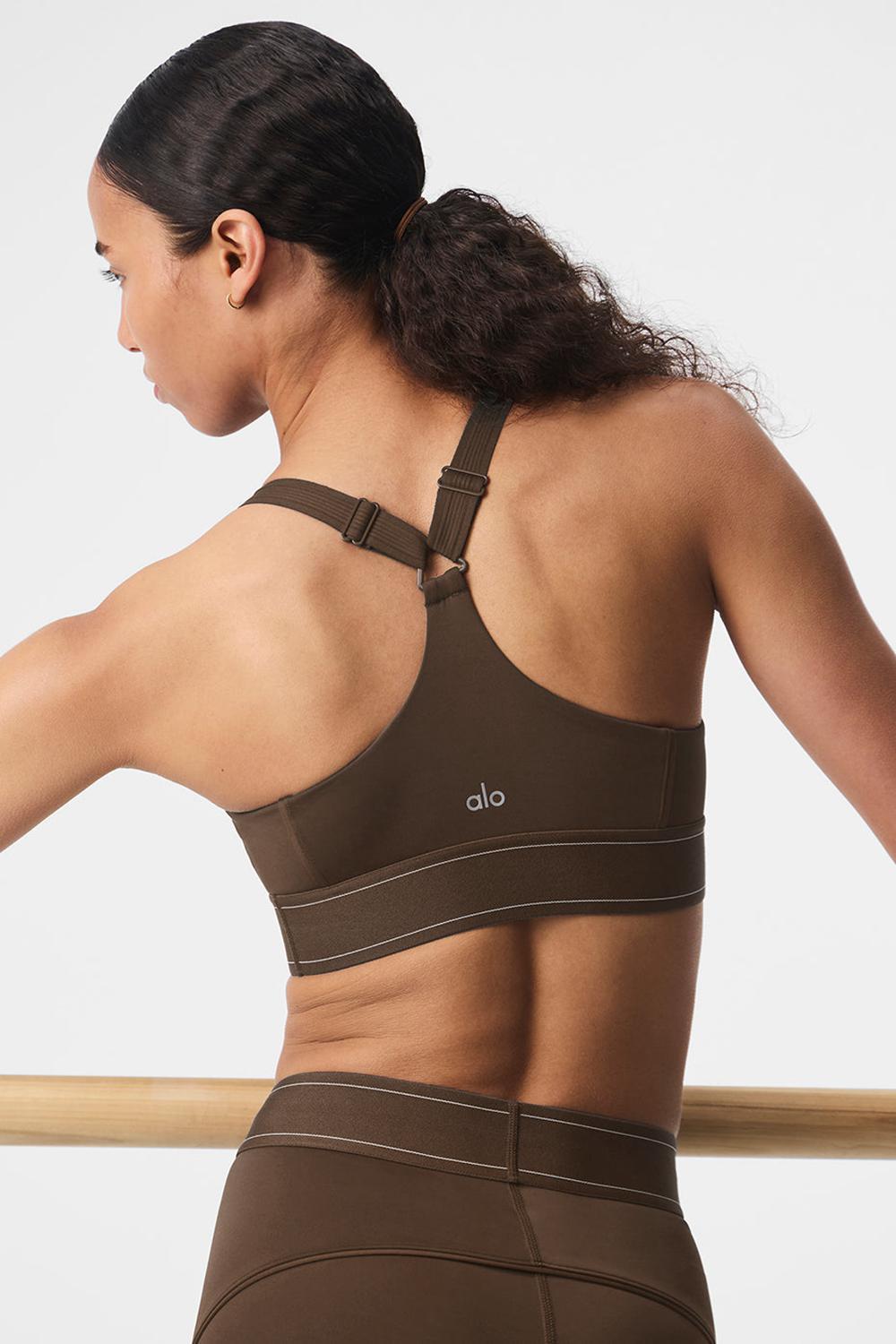 Alo Yoga Airlift Suit Up Donna Reggiseno Espresso | Italia  KSQ-978612