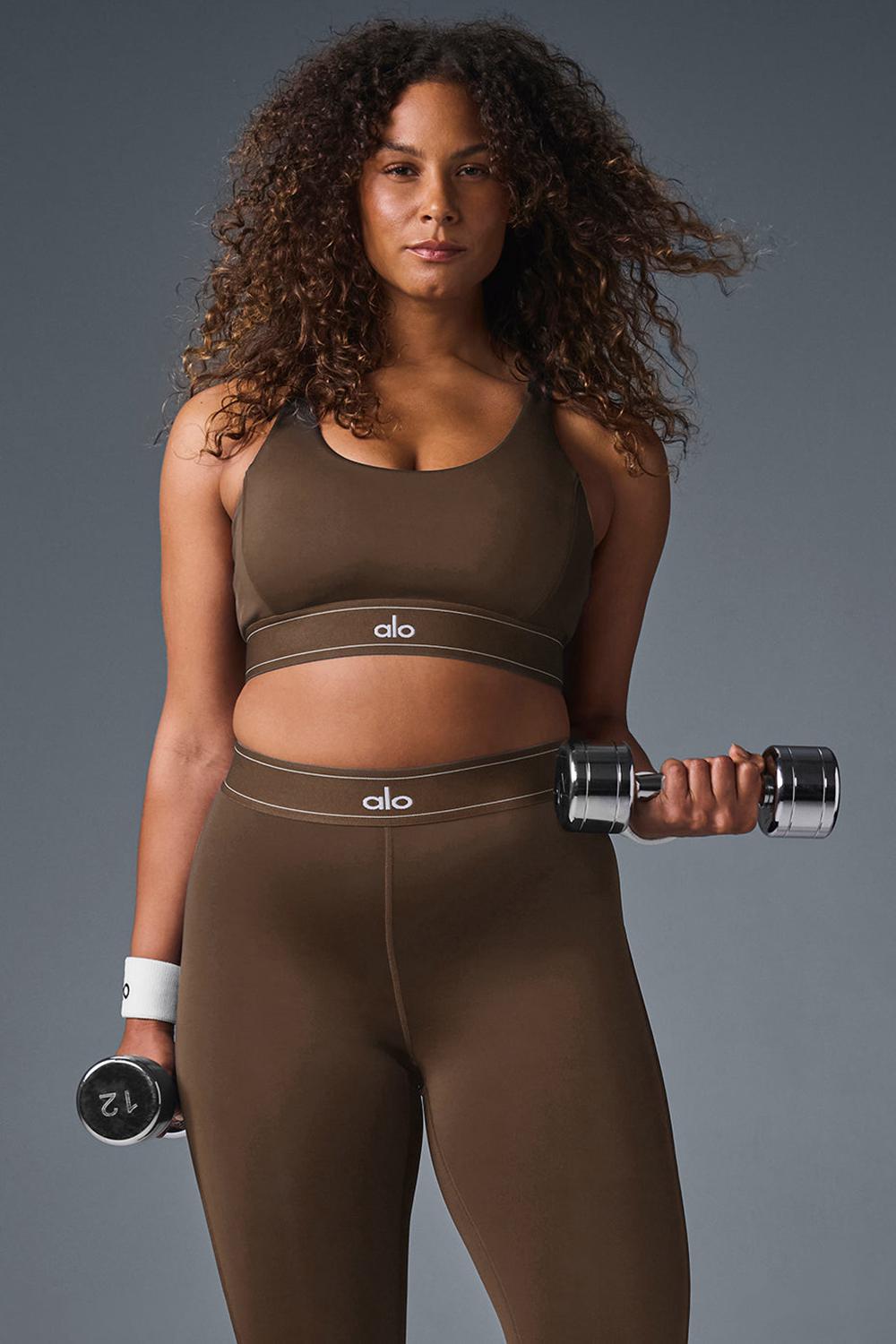 Alo Yoga Airlift Suit Up Donna Reggiseno Espresso | Italia  KSQ-978612