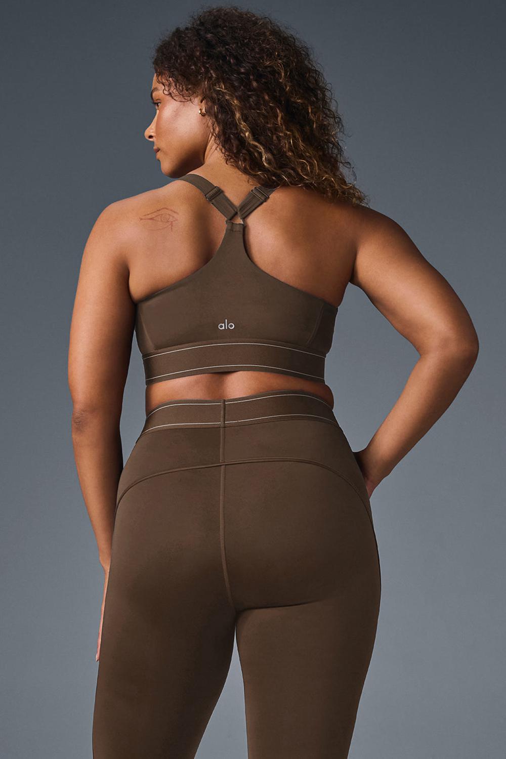 Alo Yoga Airlift Suit Up Donna Reggiseno Espresso | Italia  KSQ-978612