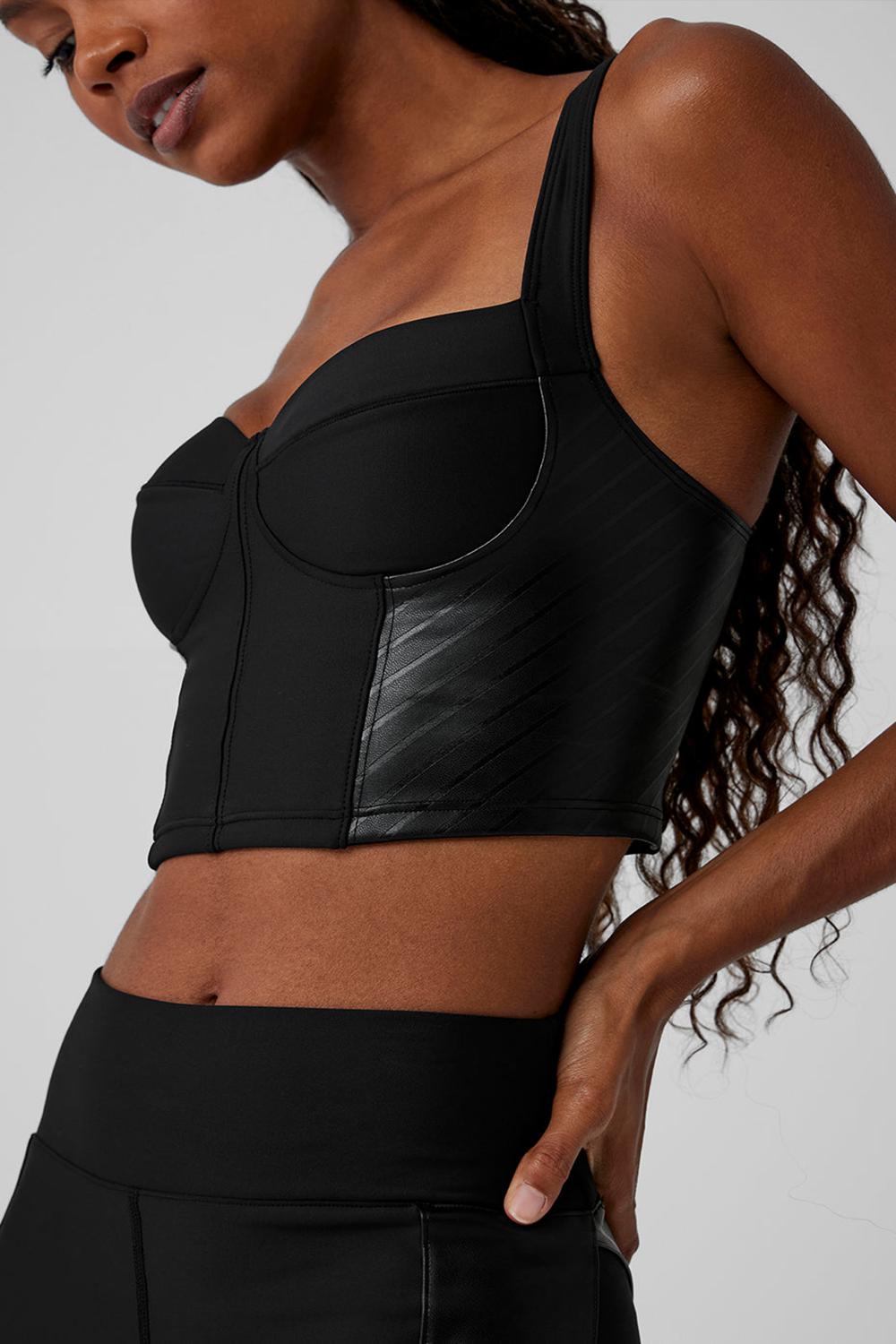 Alo Yoga Airlift Winter Warm Cropped Supermoto Donna Tank Nere | Italia  XDN-726831