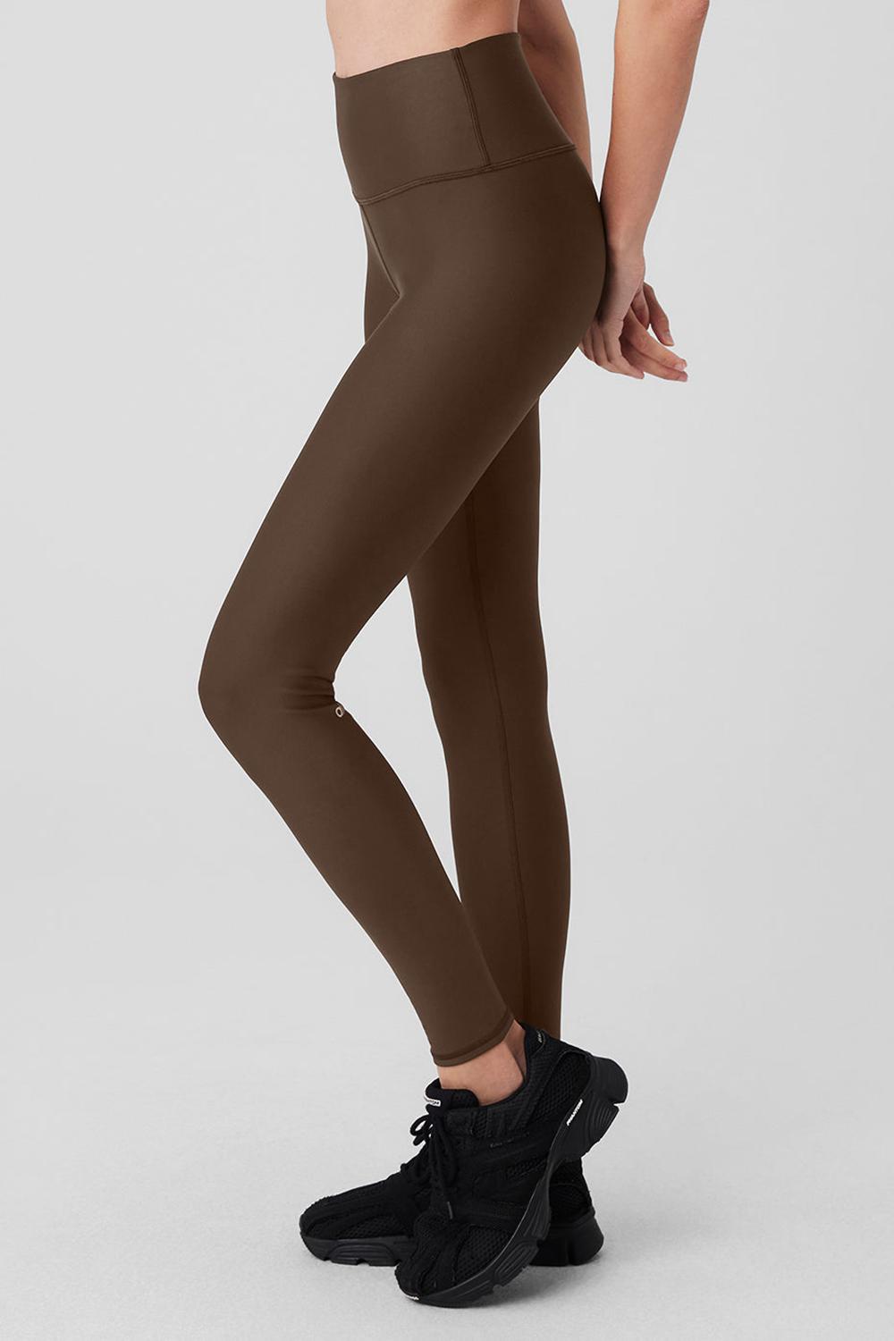 Alo Yoga Airlift Winter Warm High-Waist Donna Legging Espresso | Italia  DQU-309748