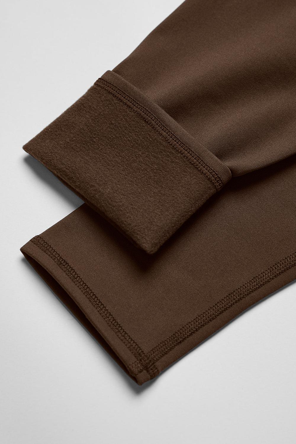 Alo Yoga Airlift Winter Warm High-Waist Donna Legging Espresso | Italia  DQU-309748