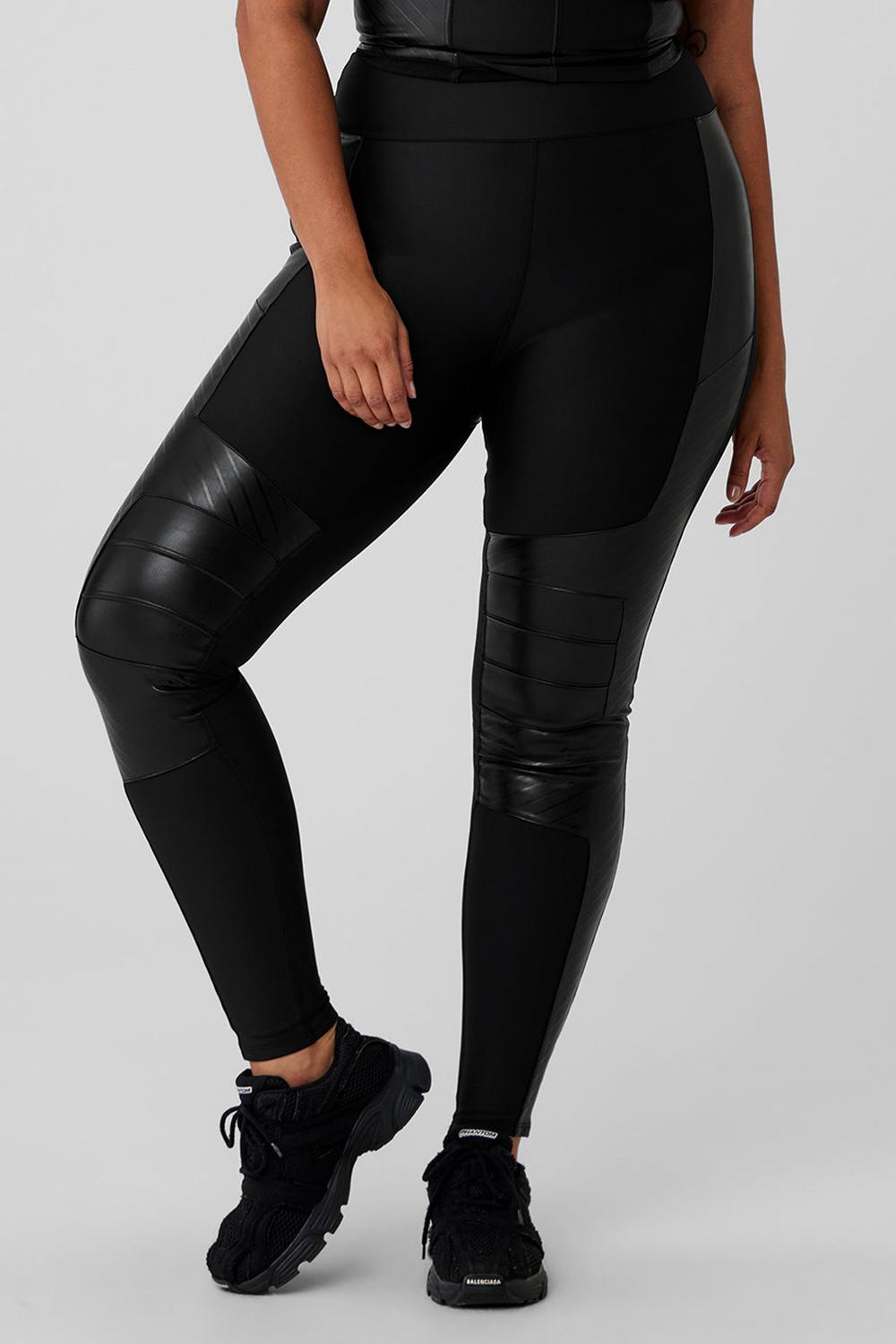 Alo Yoga Airlift Winter Warm High-Waist Supermoto Donna Legging Nere | Italia  DZW-403628