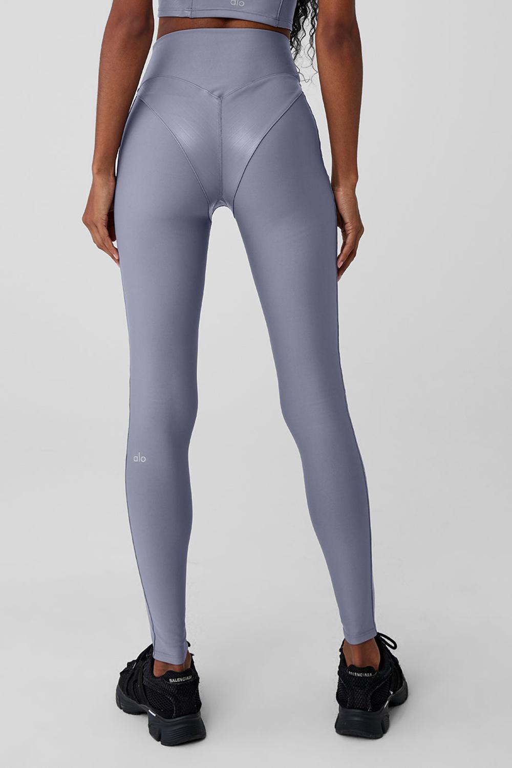 Alo Yoga Airlift Winter Warm High-Waist Supermoto Donna Legging Fog | Italia  UIF-675913