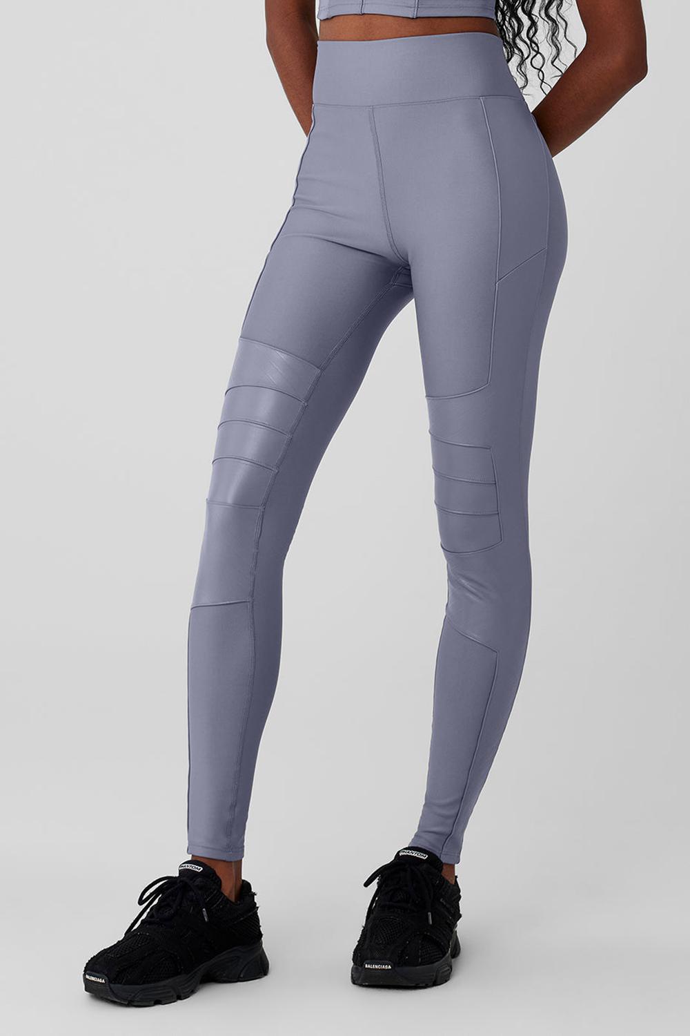 Alo Yoga Airlift Winter Warm High-Waist Supermoto Donna Legging Fog | Italia  UIF-675913