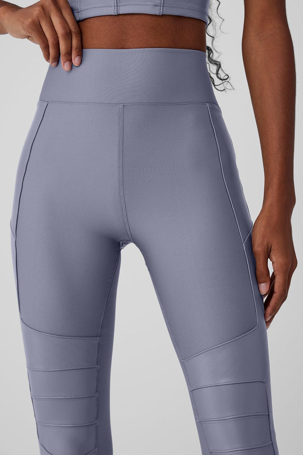 Alo Yoga Airlift Winter Warm High-Waist Supermoto Donna Legging Fog | Italia  UIF-675913