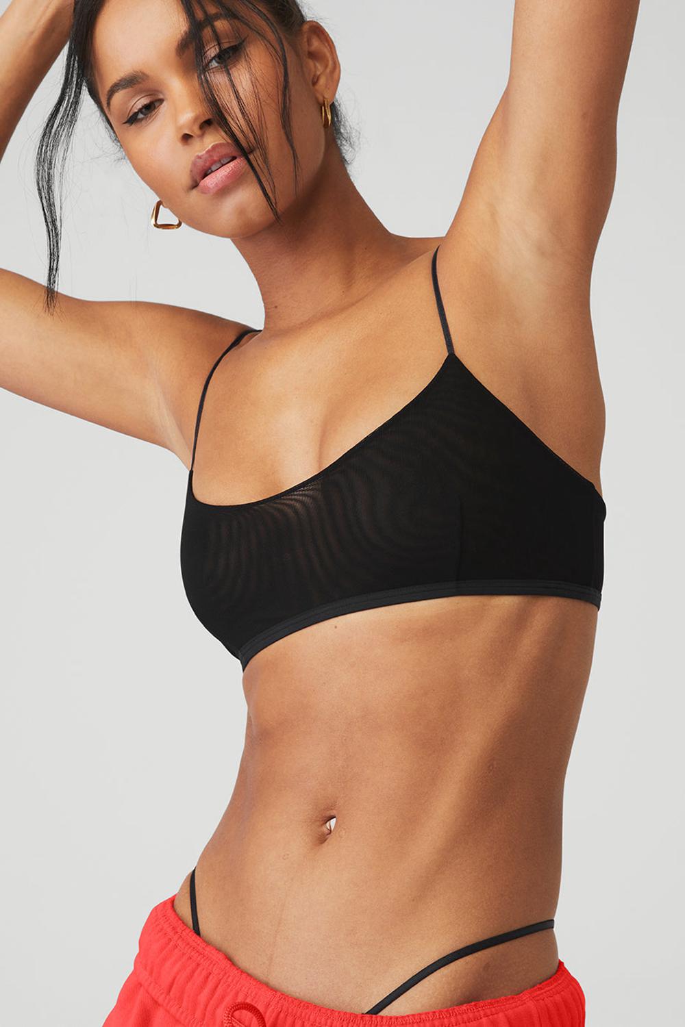 Alo Yoga Airmesh Venuslette Donna Bralette Nere | Italia  MBI-174956