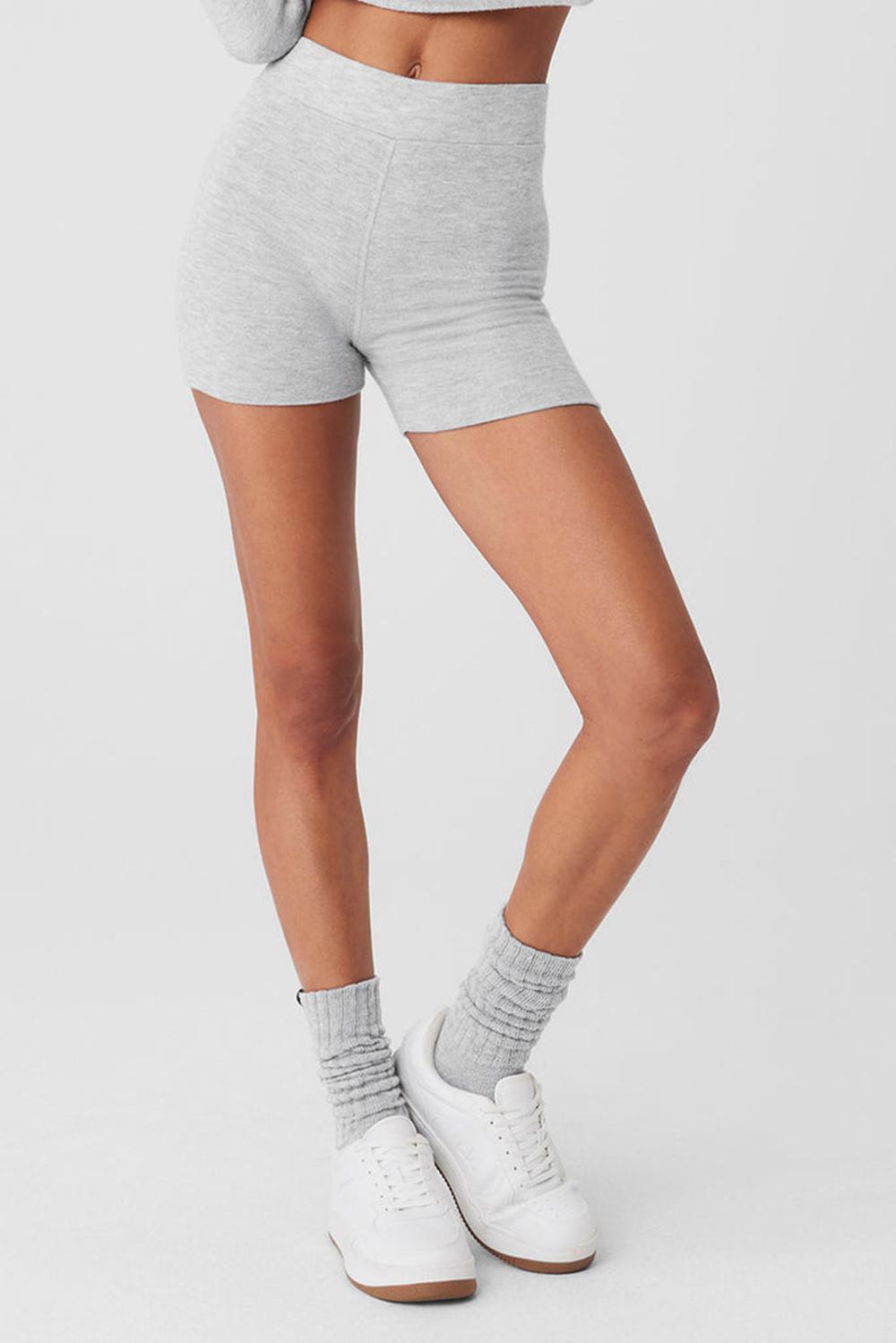 Alo Yoga Alolux High-Waist Me Time Donna Short Grigie | Italia  OXW-917523